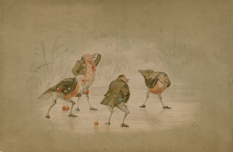 Illustration for The Twigs or Christmas at Ruddock Hall by Robert Dudley