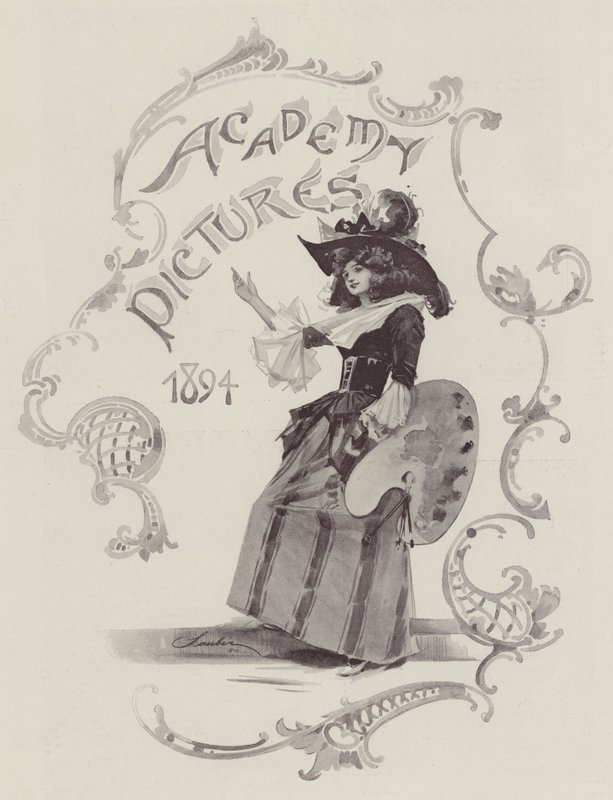 Academy Pictures, 1894 by Robert Sauber