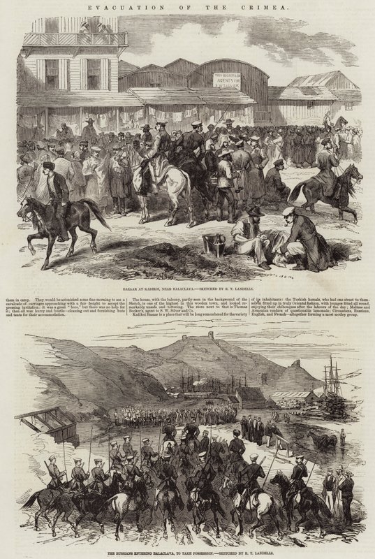 Evacuation of the Crimea by Robert Thomas Landells