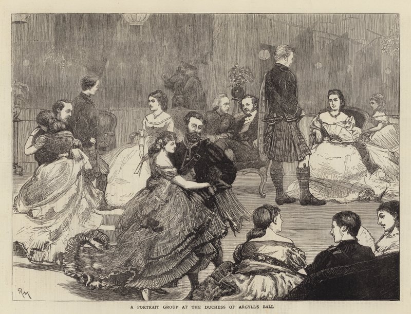 A Portrait Group at the Duchess of Argyll