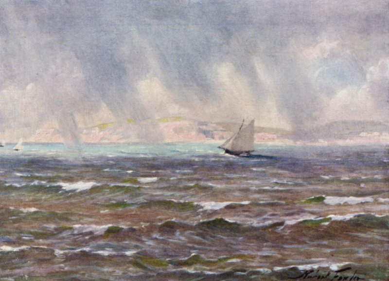 A Sudden Squall, Cardigan Bay by Robert (after) Fowler