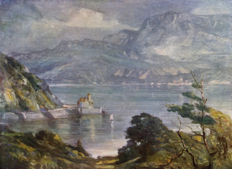 Misty Morning, near Barmouth by Robert (after) Fowler