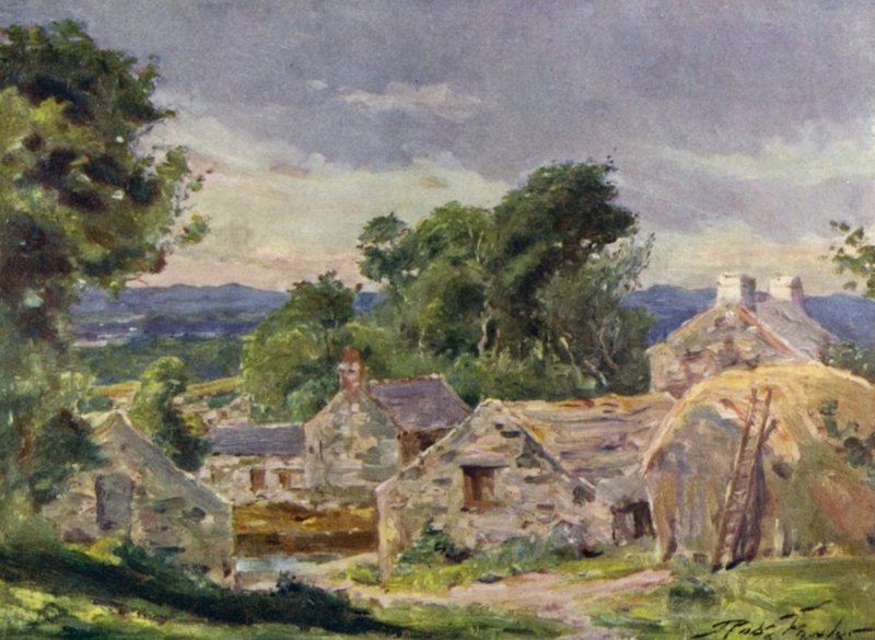 Welsh Farm, near Llanberis by Robert (after) Fowler