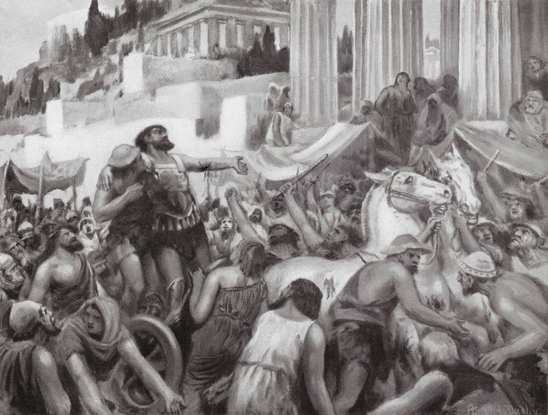 Artful Trick of Peisistratus by Robert Ambrose Dudley
