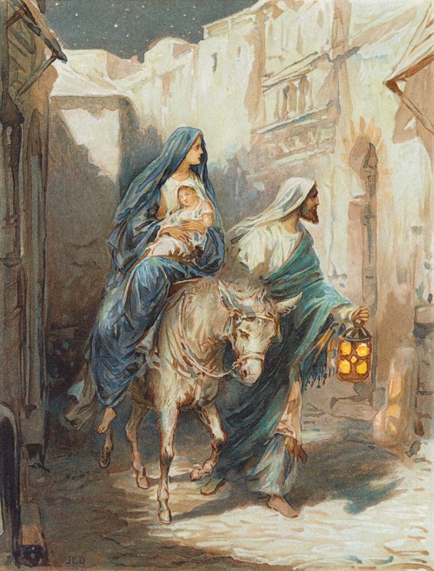 The flight into Egypt by Robert Ambrose Dudley