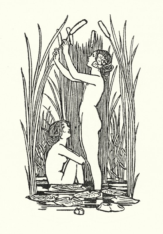 Illustration for Poems by John Keats: Lamia by Robert Anning Bell