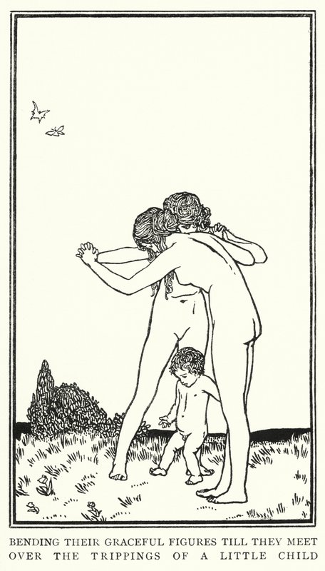 Illustration for Poems by John Keats: Sleep And Beauty by Robert Anning Bell