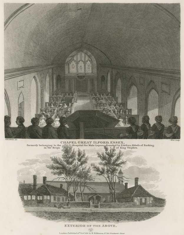 Chapel, Great Ilford, Essex by Robert Blemell Schnebbelie