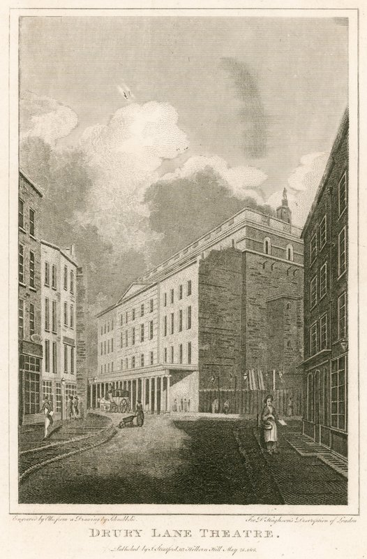 Drury Lane Theatre, London by Robert Blemell Schnebbelie