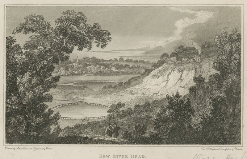 New River Head, Ware, Hertfordshire by Robert Blemell Schnebbelie