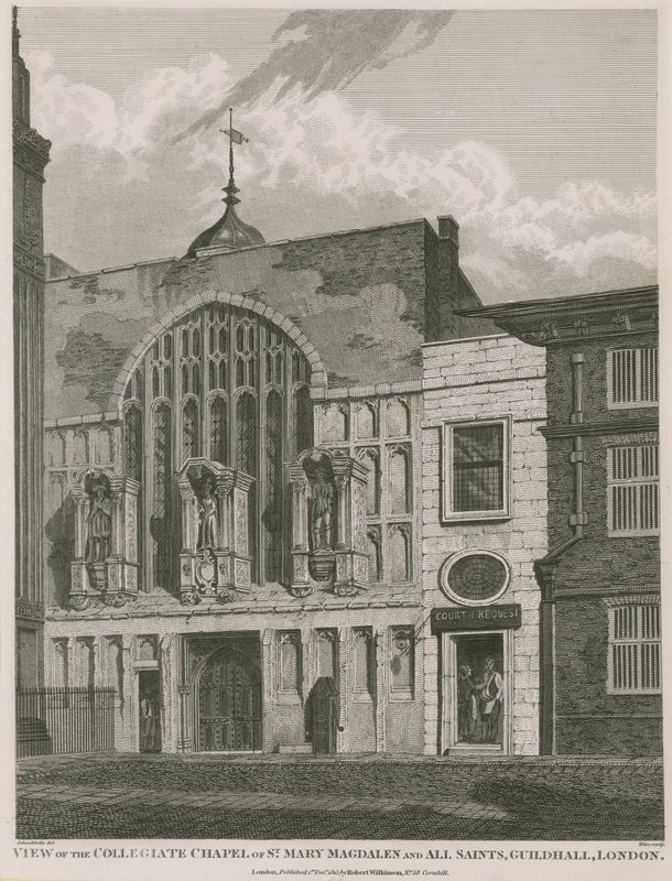 View of the Collegiate Chapel of St Mary Magdalen and All Saint