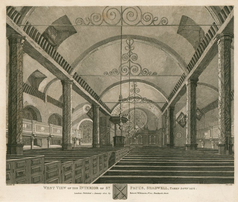 West view of the interior of St Paul