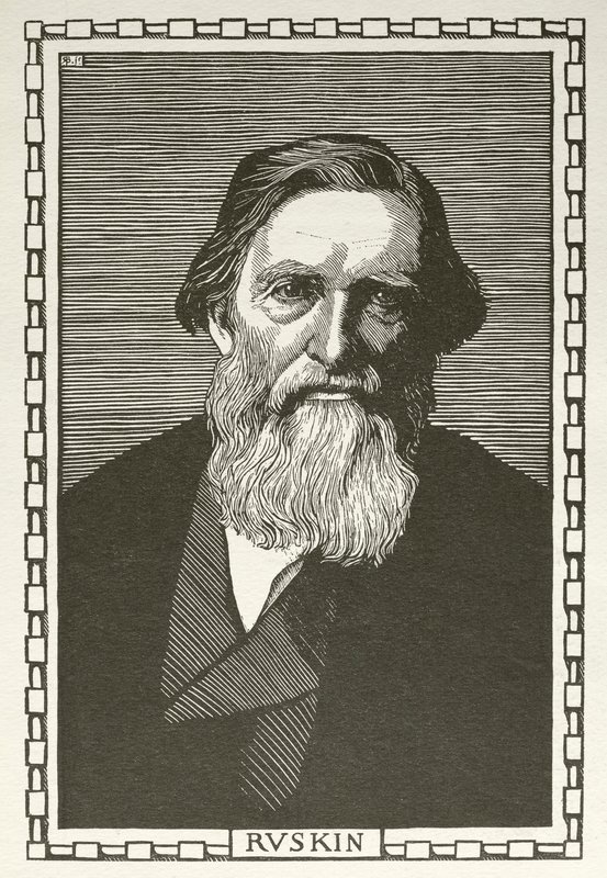 John Ruskin, English Writer, Art Critic, Artist and Social Thinker by Robert Bryden
