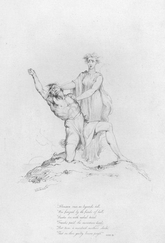 Anacreon, Ode IX by Robert Kerr (after) Porter