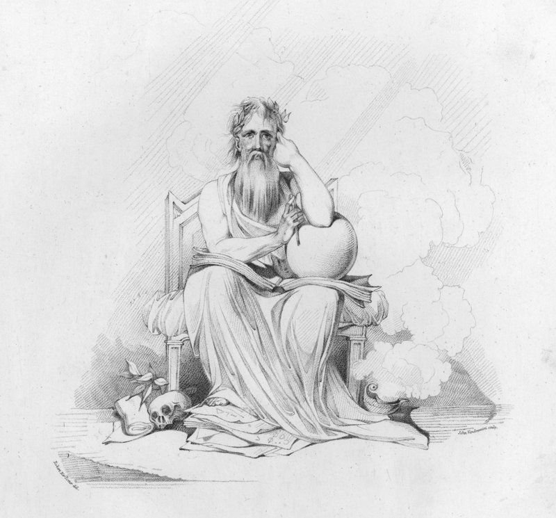 Illustration for Anacreon Odes by Robert Kerr (after) Porter