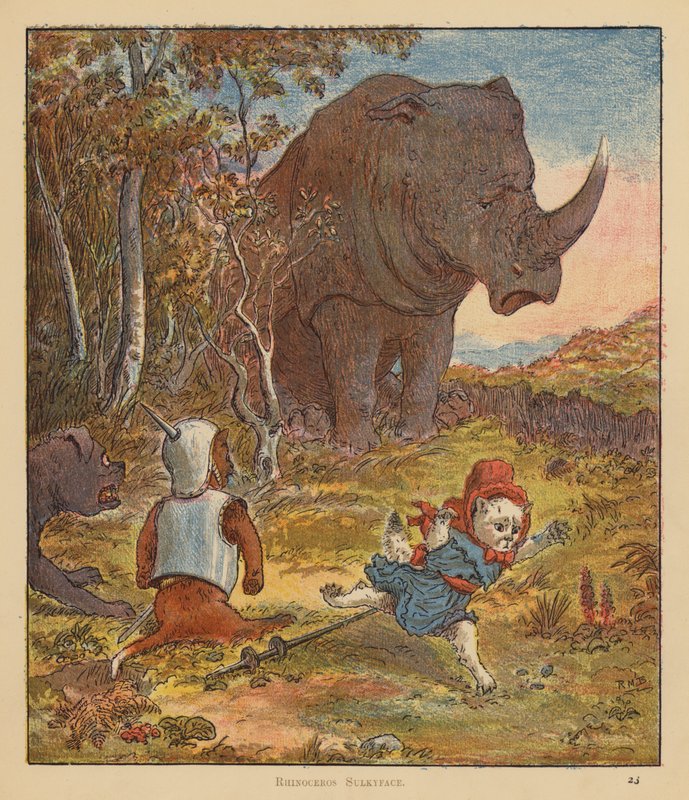 The Kitten Pilgrims: Rhinoceros Sulkyface by Robert Michael Ballantyne