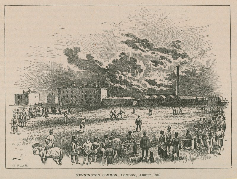 Kennington common, London, about 1840 by Robert Randoll