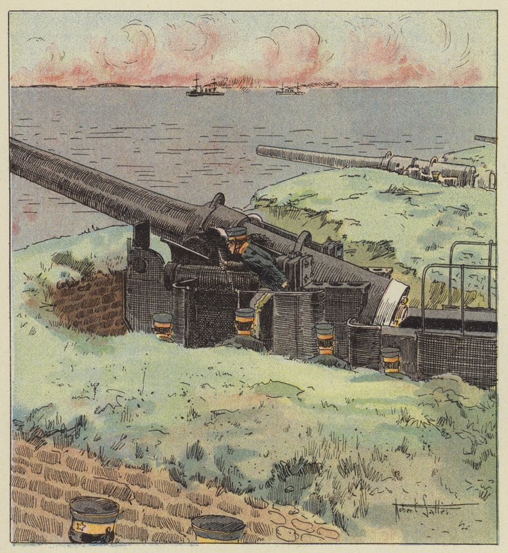 Japanese Defenses of the Inland Sea Passes by Robert Salles