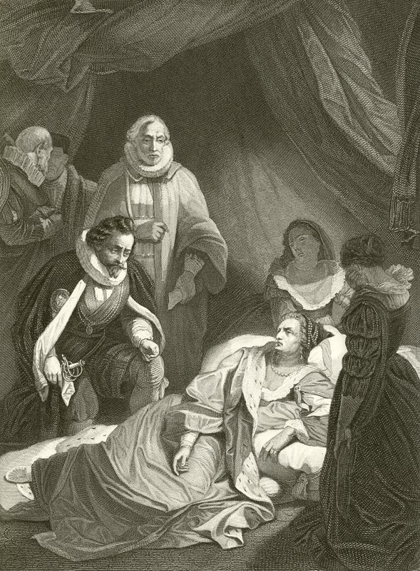 Last Hours of Queen Elizabeth by Robert Smirke