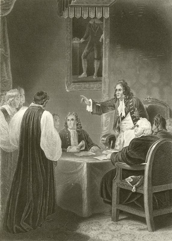 The Bishops Before the Privy Council 1688 by Robert Smirke