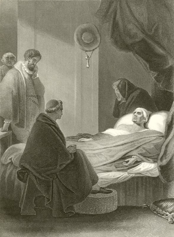 The Death of Cardinal Wolsey by Robert Smirke