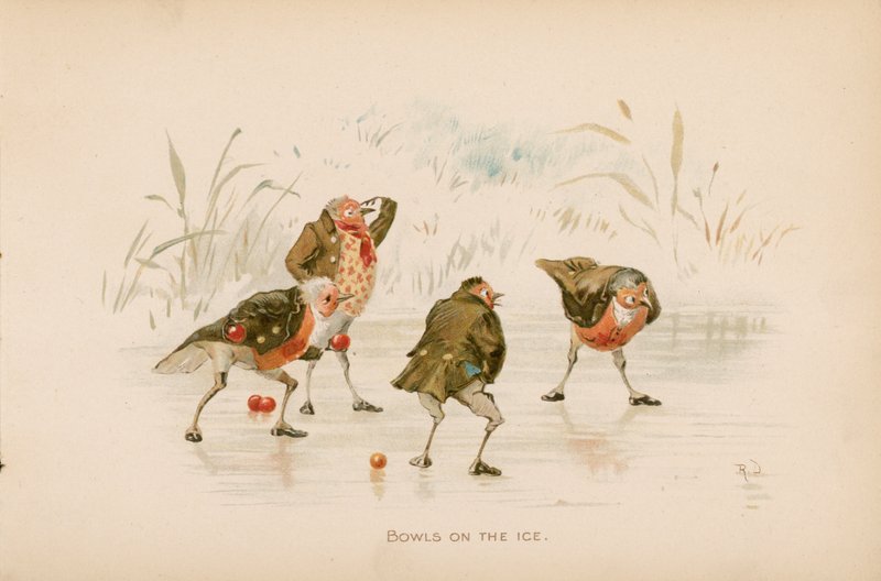 Illustration for The Twigs or Christmas at Ruddock Hall by Robert after Dudley