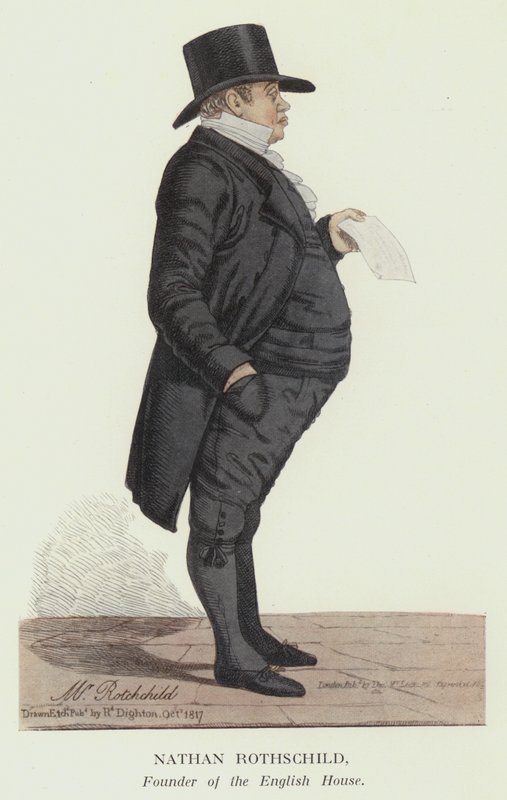 Nathan Rothschild, founder of the English House by Robert the younger Dighton