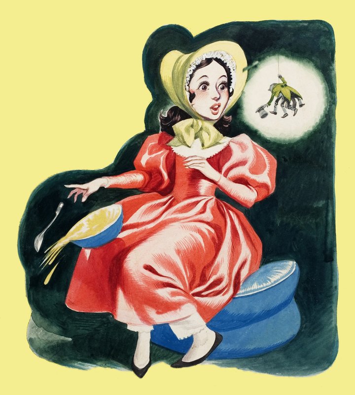Little Miss Muffet by Ron Embleton