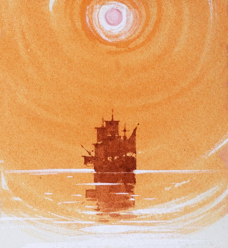 Sailing Ship by Ron Embleton