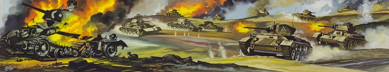 The Battle of El Alamein by Ron Embleton