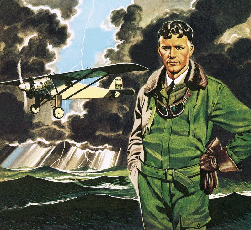 The Spirit of St. Louis by Ron Embleton