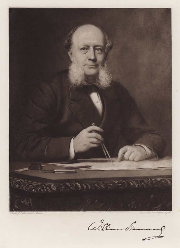 Karl Wilhelm Siemens by Rudolf Lehmann