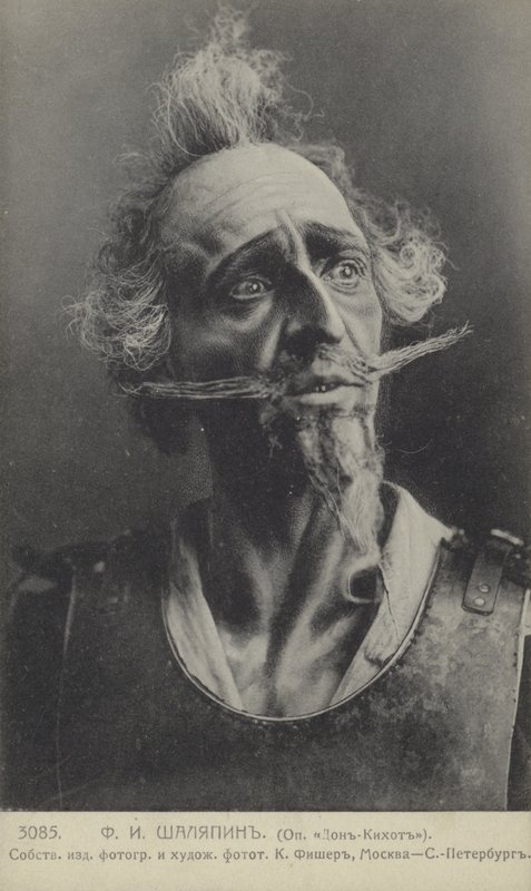 Feodor Chaliapin, Russian Opera Singer, in the Role of Don Quixote by Russian Photographer