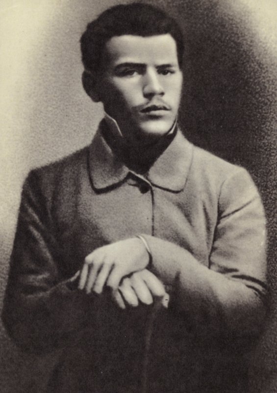 L N Tolstoy, Moscow, 1851 by Russian Photographer