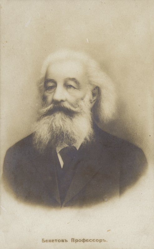 Nikolay Beketov, Russian physical chemist, late 19th or early 20th Century by Russian Photographer