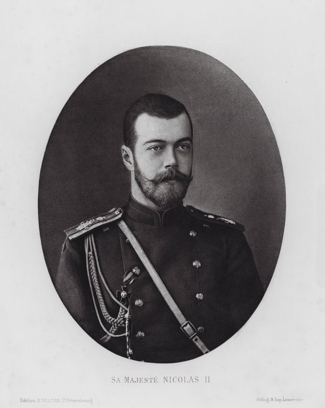 The Russian Army: His Majesty Nicholas II by Russian Photographer (after)