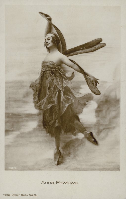 Anna Pavlova, Russian prima ballerina by Russian Photographer