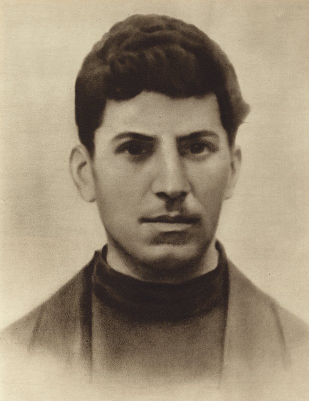 Joseph Stalin at the Age of 17, While Attending the Tbilisi Seminary, Georgia, 1896 by Russian Photographer
