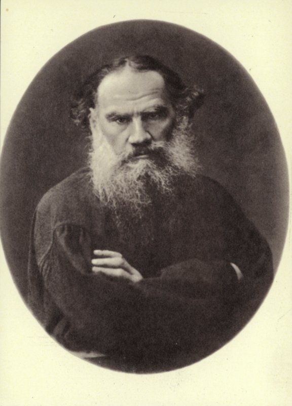 L N Tolstoy, Moscow by Russian Photographer