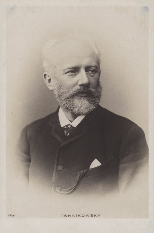Pyotr Ilyich Tchaikovsky, Russian composer by Russian Photographer