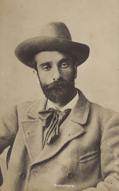 Russian Painter Isaac Levitan, Jewish Lithuanian-Russian Painter, Late 19th Century by Russian Photographer