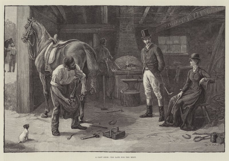 A Cast Shoe, Too Late for the Meet by S.T. Dadd