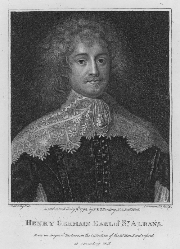 Henry Geermain, Earl of St Albans by S. (after) Harding