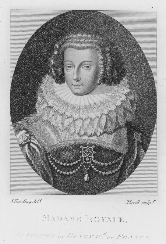 Madame Royale, Daughter of Henry IV of France by S. (after) Harding