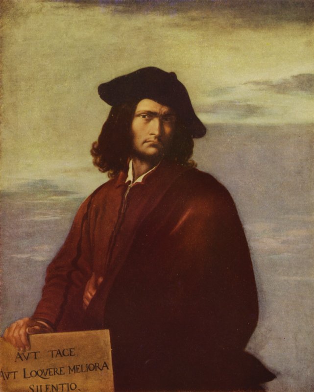 Philosophy (Self-Portrait by Salvator Rosa) by Salvator (after) Rosa
