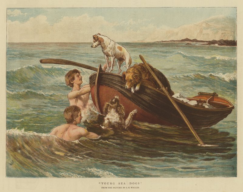 Young Sea Dogs by Samuel Edmund Waller