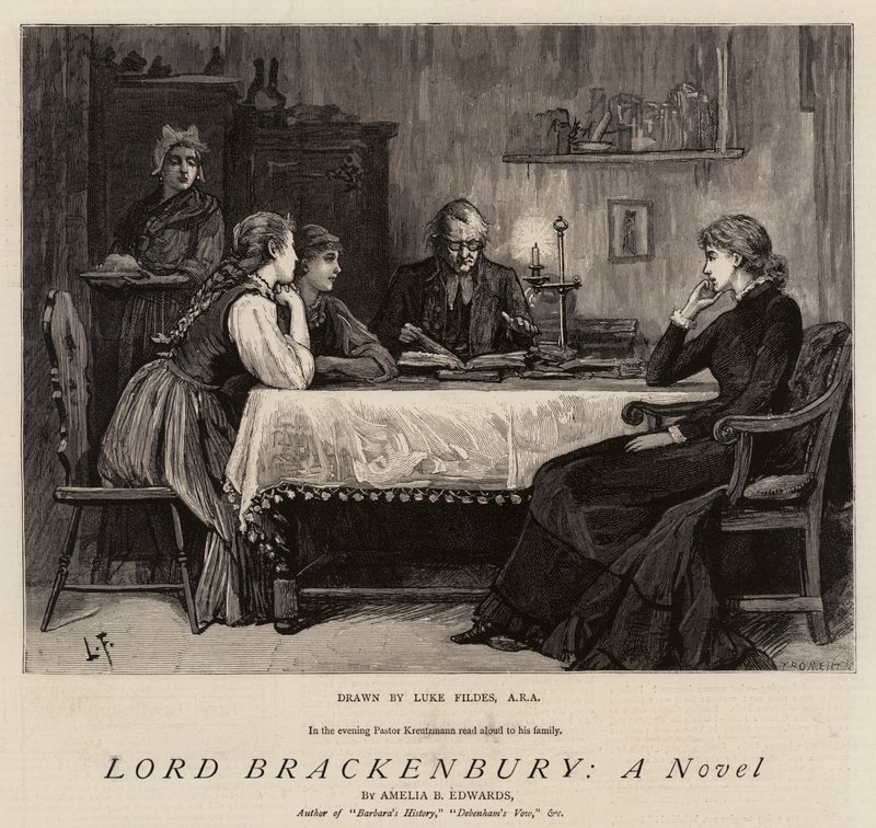 Lord Brackenbury, a Novel by Samuel Luke Fildes