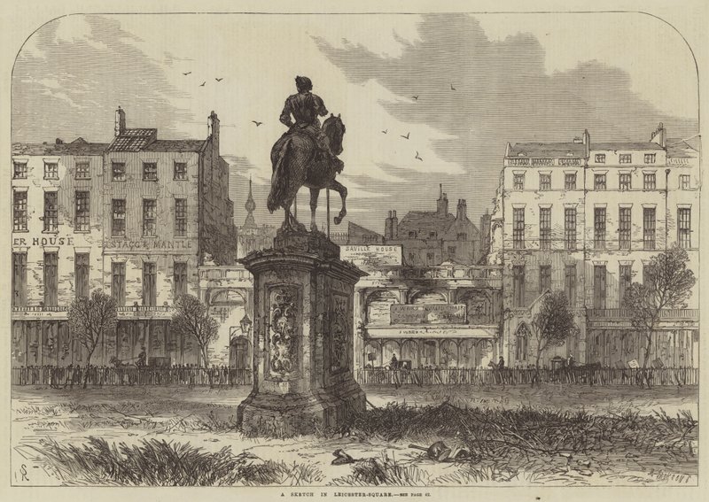 A Sketch in Leicester-Square by Samuel Read
