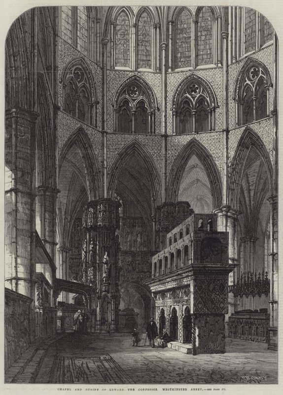Chapel and Shrine of Edward the Confessor, Westminster Abbey by Samuel Read
