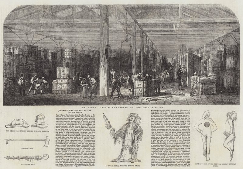 The Great Tobacco Warehouse by Samuel Read